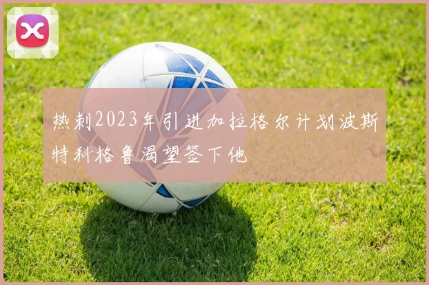 热刺2023年引进加拉格尔计划波斯特科格鲁渴望签下他